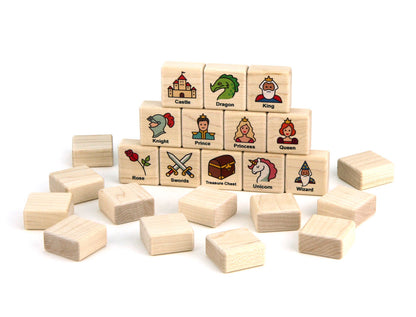 Fairytale Adventure Wooden Matching Game - 24 pc Set
