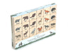 Forest Animals Color Wooden Matching Game - 24 pc Set
