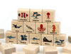 Ocean Animals Color Wooden Matching Game - 24 pc Set