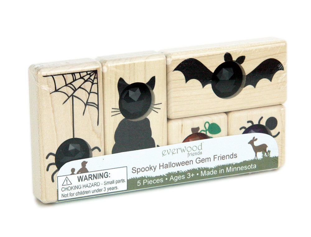 LIMITED! Spooky Halloween Friends 5 pc. Gem Set