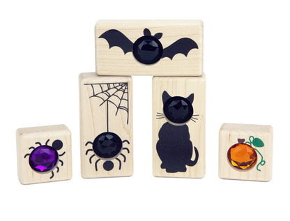 LIMITED! Spooky Halloween Friends 5 pc. Gem Set